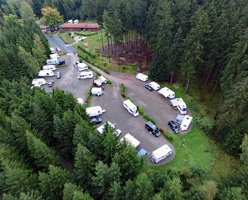 Drohnen Uber Dem Campingplatz Harz Camping